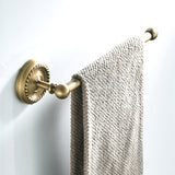 Wall Mount Brass Kitchen Towel Rack Brushed Antique Brushed 11 Inch Towel Bar Bathroom Hardware