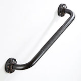 20 Inch Wall Mounted Carved Oil Rubbed Bronze Safety Grab Bar Bathroom Hardware Handicap For Elderly