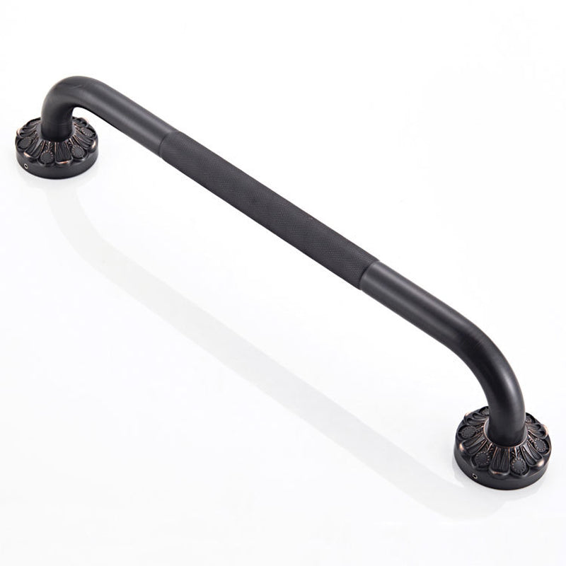 20 Inch Wall Mounted Carved Oil Rubbed Bronze Safety Grab Bar Bathroom Hardware Handicap For Elderly
