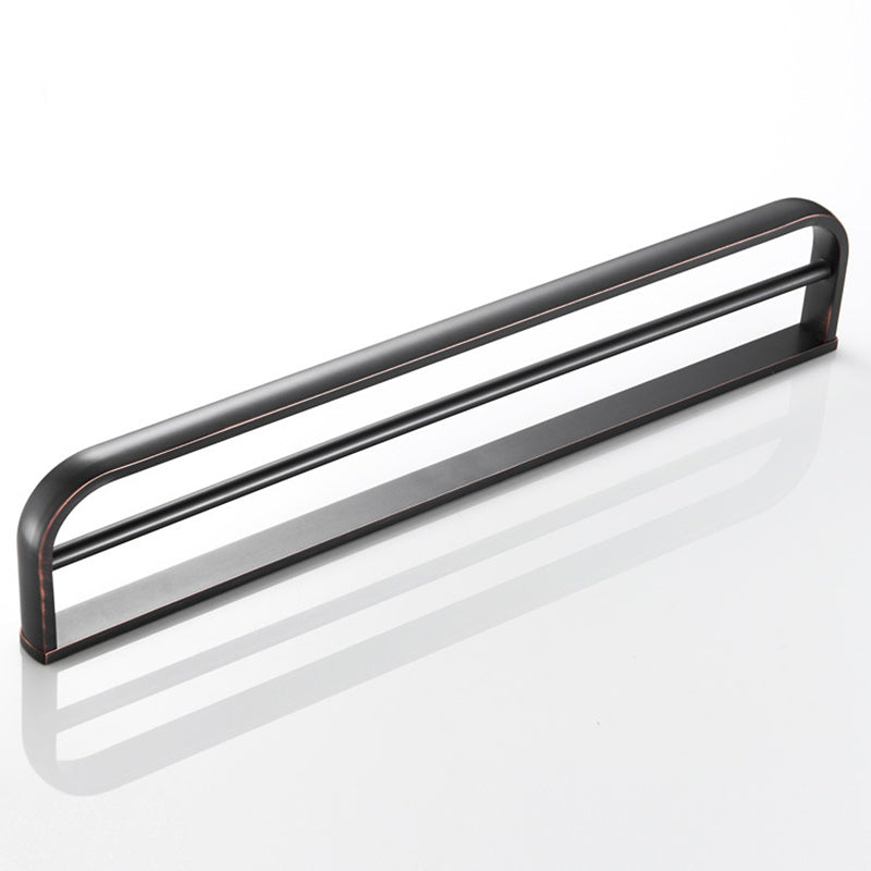 22 Inch Wall Mount Towel Bar Bathroom Black Towel Rack Brass Oil Rubbed Bronze Double Bar Decorative