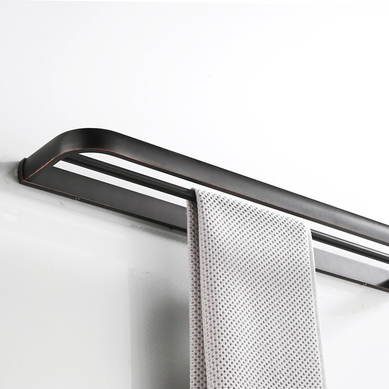 22 Inch Wall Mount Towel Bar Bathroom Black Towel Rack Brass Oil Rubbed Bronze Double Bar Decorative