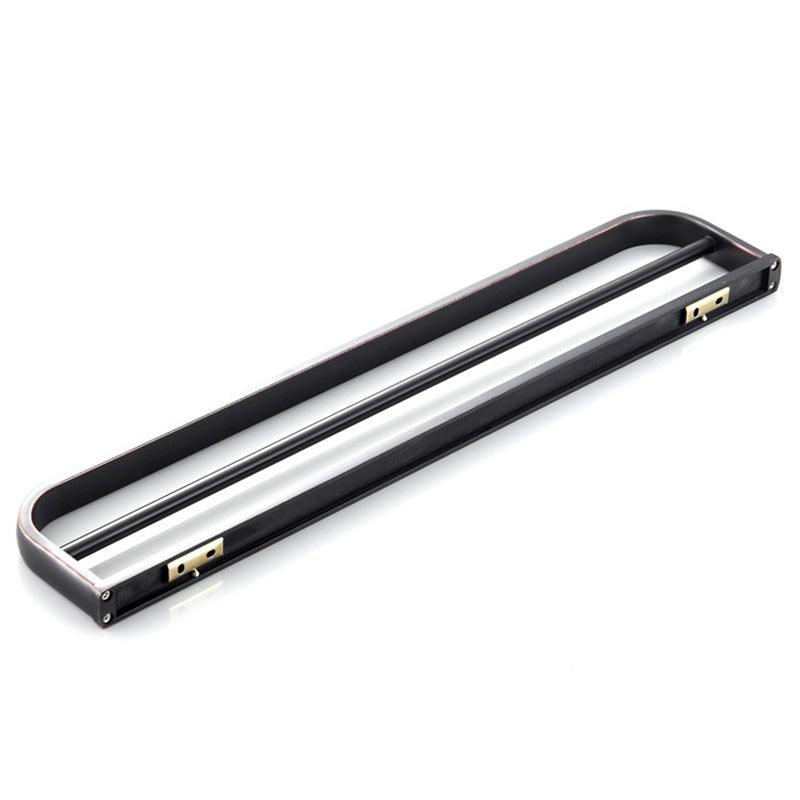 22 Inch Wall Mount Towel Bar Bathroom Black Towel Rack Brass Oil Rubbed Bronze Double Bar Decorative