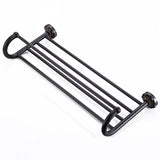 24 Inch Carved Wall Mounted Towel Rack Oil Rubbed Bronze Pineapple Pattern Brass Bathroom Bar Shelf