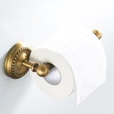 Brushed Antique Brass Toilet Paper Holder Bathroom Hardware Simple Modern Gold Small Towel Bar 7 Inch