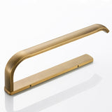 Antique Brass Brushed Towel Rack Gold Bathroom Hardware Wall Mounted Small Single Bar 12 Inch Hotel