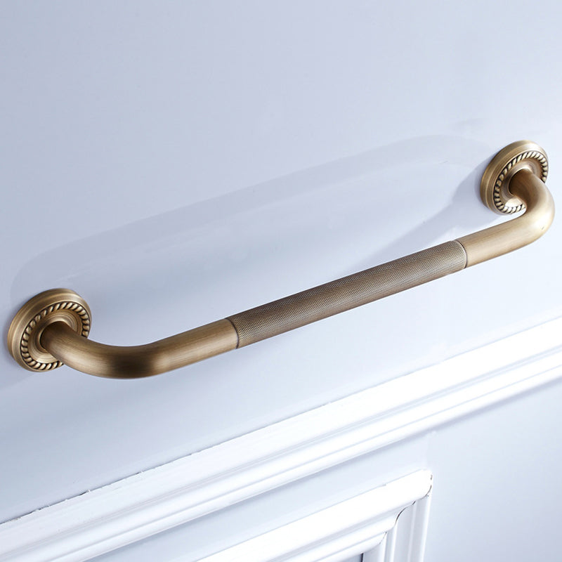 Antique Brass Grab Bar 20 Inch Safety Bathroom Hardware Vintage Shower Handicap For Elderly Domestic