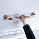 Antique Brass Grab Bar 20 Inch Safety Bathroom Hardware Vintage Shower Handicap For Elderly Domestic