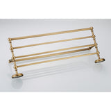 Antique Brass Towel Rack Shelf Wall Mounted Shower Unique Designer Bathroom Hardware With Towel Bar