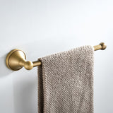 Antique Brushed Brass 11 Inch Towel Rack Wall Mounted Bathroom Hardware Single Bar Gold Kitchen