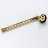 Antique Brushed Brass 11 Inch Towel Rack Wall Mounted Bathroom Hardware Single Bar Gold Kitchen