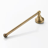 Antique Brushed Brass 11 Inch Towel Rack Wall Mounted Bathroom Hardware Single Bar Gold Kitchen