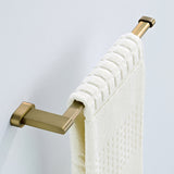 Bathroom Hardware Antique Brushed Brass Towel Single Bar Gold Wall Mount Kitchen Towel Rack 11 Inch