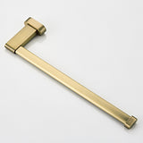 Bathroom Hardware Antique Brushed Brass Towel Single Bar Gold Wall Mount Kitchen Towel Rack 11 Inch