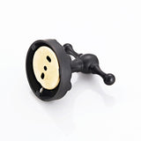 Bathroom Double Robe Hook Oil Rubbed Bronze Carved Design Coat Hook Black Wall Mounted Hardware