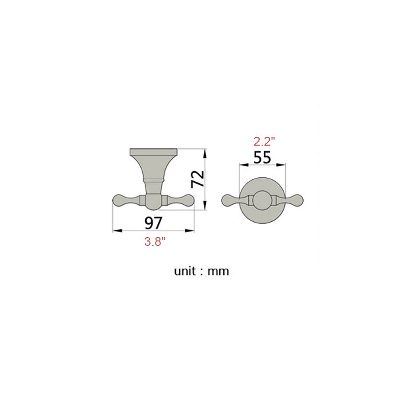 Bathroom Double Robe Hooks Oil Rubbed Bronze Coat Hook Modern Wall Mount Black Hotel Bedroom
