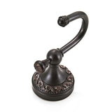 Bathroom Single/ Double Robe Hooks Black Carved Oil Rubbed Bronze Brass Rustic Door Coat Wholesale
