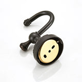 Bathroom Single/ Double Robe Hooks Black Carved Oil Rubbed Bronze Brass Rustic Door Coat Wholesale
