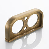 Bathroom Hardware Toothbrush Holder Double Ceramic Cup Antique Brass Brushed Gold Wall Mounted