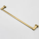 Antique Brushed Towel Rack Brass Gold Wall Mount Double Towel Bars Modern Luxury Bathroom Hardware