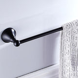 Bathroom Towel Racks Black Wall Mount Toilet Single Bar Brass Oil Rubbed Bronze Hotel 22 Inch Bathroom Shelves