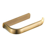 Antique Brass Toilet Paper Holder Brushed Gold Wall Mount Single Roll Small Towel Bar Bathroom Hardware