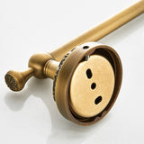 Antique Brass Toilet Paper Holder Modern Gold Wall Mounted Small Towel Bar Bathroom Hardware Carved
