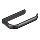 Bathrooms Black Brass Toilet Paper Holder Wall Mounted Single Roll Oil Rubbed Bronze Small Towel Bar