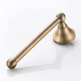 Bathrooms Brass Toilet Paper Holder Antique Brushed Gold Wall Mount Rustic Small Towel Bar Hardware