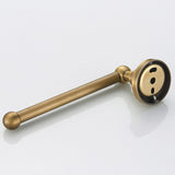 Bathrooms Brass Toilet Paper Holder Antique Brushed Gold Wall Mount Rustic Small Towel Bar Hardware