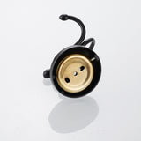 Black Bathroom Double Robe Hook Oil Rubbed Bronze Coat Hook Modern Wall Mounted Bedroom Wardrobe