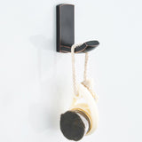 Black Bathroom Robe Hook Solid Brass Kitchen Oil Rubbed Bronze Wall Mounted Towel Hook Wholesale
