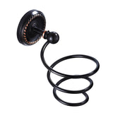 Black Brass Hair Dryer Holder Wall Mounted Oil Rubbed Bronze Bathroom Hardware Dressing Table Hotel