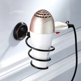 Black Brass Hair Dryer Holder Wall Mounted Oil Rubbed Bronze Bathroom Hardware Dressing Table Hotel