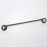 Black Oil Rubbed Bronze 24 Inch Single/ DoubleTowel Bar Brass Bathroom Wall Mounted Towel Racks Hotel