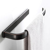 Black Towel Bar Brass Oil Rubbed Bronze Simple Wall Mounted Towel Rings For Bathrooms Hardware Small