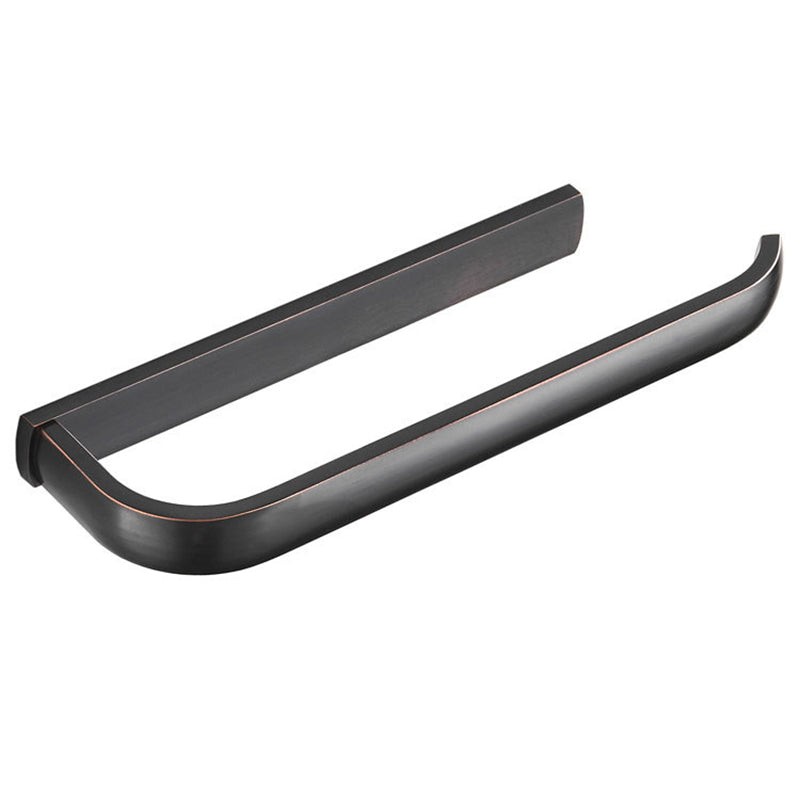 Black Towel Bar Brass Oil Rubbed Bronze Simple Wall Mounted Towel Rings For Bathrooms Hardware Small