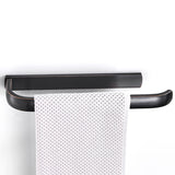 Black Towel Bar Brass Oil Rubbed Bronze Simple Wall Mounted Towel Rings For Bathrooms Hardware Small