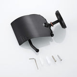 Black Wall Mount Toilet Paper Holder Brass Carved Single Roll Oil Rubbed Bronze Hotel Bathroom Hardware