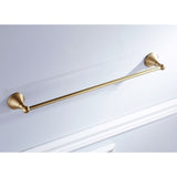 Brass 24 Inch Towel Bars Shower Rustic Antique Gold Single/ Double Bar Wall Mount Bathroom Hardware