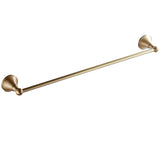 Brass 24 Inch Towel Bars Shower Rustic Antique Gold Single/ Double Bar Wall Mount Bathroom Hardware