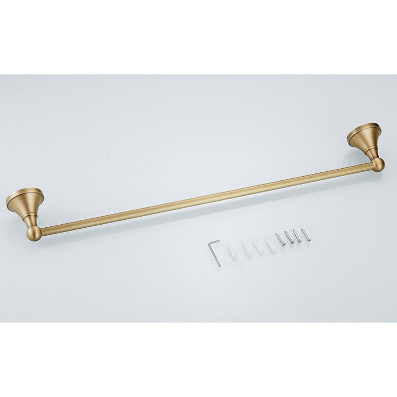 Brass 24 Inch Towel Bars Shower Rustic Antique Gold Single/ Double Bar Wall Mount Bathroom Hardware