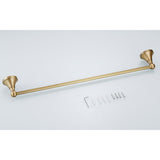 Brass 24 Inch Towel Bars Shower Rustic Antique Gold Single/ Double Bar Wall Mount Bathroom Hardware