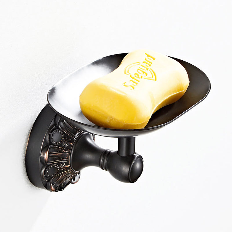 Brass Carved Soap Dish Holder For Shower Wall Mounted Oil Rubbed Bronze Bathroom Pineapple Pattern