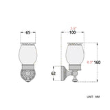 Brass Shower Toothbrush Holder Bathroom Carved Single/ Double Ceramic Wall Mounted Oil Rubbed Bronze