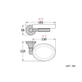 Brass Soap Dish Wall Mount Bathroom Shower Ceramic Round/ Oval Dish Oil Rubbed Bronze Hotel Simple