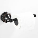 Brass Toilet Paper Holder Unique Wall Mount Towel Rack Hotel Bathroom Oil Rubbed Bronze Carved Modern