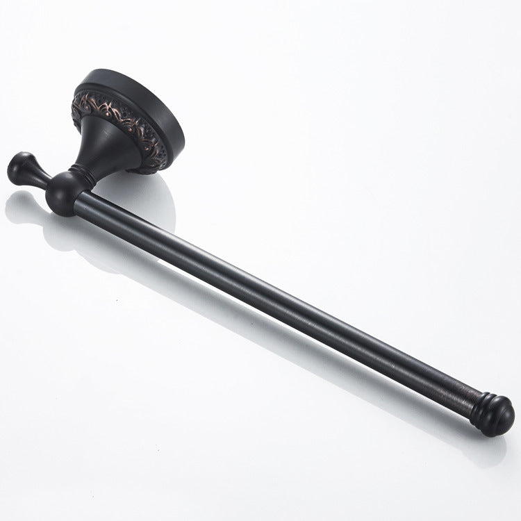 Brass Toilet Paper Holder Unique Wall Mount Towel Rack Hotel Bathroom Oil Rubbed Bronze Carved Modern