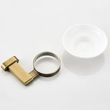 Gold Luxury Shower Soap Dish Wall Mount Antique Brushed Brass Draining Bathroom Hardware Rectangle