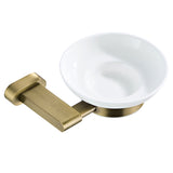 Gold Luxury Shower Soap Dish Wall Mount Antique Brushed Brass Draining Bathroom Hardware Rectangle