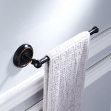 Oil Rubbed Bronze Towel Rack Brass Wall Mount Modern Single Towel Bar Black Home Bathroom Hardware